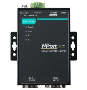 NPORT5210A:Dispositivo Ethernet Server Seriale 2 Porte RS-232 eprotezione isolamento 5kV
