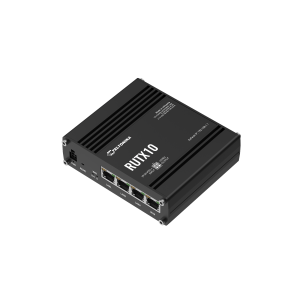 Router Teltonika RUTX10, dotato di Dual Band WiFi 5 802.11ac e un modulo Bluetooth LE