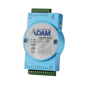 ADAM-6060-D Modulo Ethernet I/O remoto  6Relay/6DI IoT Modbus / SNMP / MQTT 