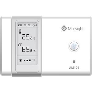 AM104: Sensore di monitoraggio ambiente LoRaWAN: temperatura, umidità, movimento, luce