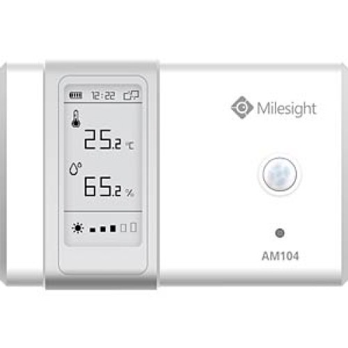 AM104: Sensore di monitoraggio ambiente LoRaWAN: temperatura, umidità, movimento, luce