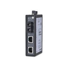 ISE2003D-P Switch Ethernet industriale non gestito a 3 porte 2*10/100 Base-T(X), 1*100Base-FX multimodale