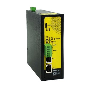 LKM154: Gateway per contatori con protocollo da MODBUS TCP a IEC62056-21 con 2 porte 10/100Base-T(x), 1 porta seriale RS232 e 1 porta RS485