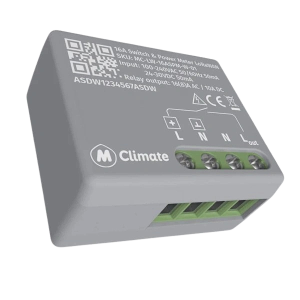MC-LW-16ASPM: switch and power meter, one 16A LoRaWAN relay output