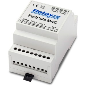 IM002GC: Contatore di impulsi con protocollo Meterbus - Relay PadPuls M4C