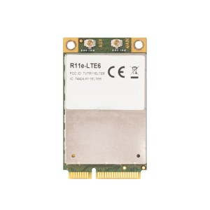 R11e-LTE6: scheda miniPCI-e 2G/3G/4G/LTE con supporto per l'aggregazione delle portanti (fino a 300 Mbps) per le bande 1/2/3/5/7/8/12/17/20/25/26/38/39/40/41n