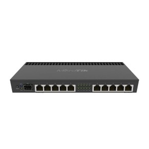 RB4011iGS + RM 10xGigabit port router con una CPU Quad-core 1.4Ghz, 1GB RAM, gabbia SFP + 10Gbps e custodia desktop