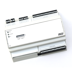 RESI-32DI-SIO:Modulo BIG IO, 8MU, modulo con 32 ingressi digitali per segnale 12-48Vdc, RS485, MODBUS/RTU+ASCII slave, 12-48Vdc