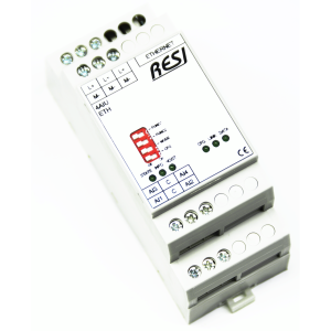 RESI-4AIU-ETH Modulo IO ultra slim, 2MU, modulo con 4 ingressi analogici 