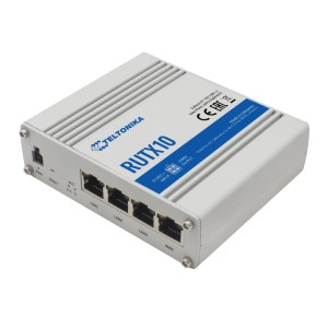 Router Teltonika RUTX10, dotato di Dual Band WiFi 5 802.11ac e un modulo Bluetooth LE