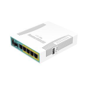 hEX PoE  RouterBoard MikroTik  RB960PGS con caratteristiche avanzate e sistema operativo RouterOS