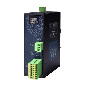 HUR118: MODBUS RTU 8 canali 5-275 V CA-CC, uscita fotoaccoppiatore digitale 100 mA