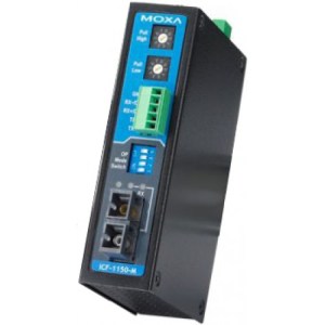 ICF-1150-M-SC:Convertitore seriale RS-232/422/485 fibra ottica SC multi-modale