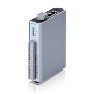 MOXA ioLogik E1240: 8 ingressi analogici tensione/corrente settabili con due porte EThernet MODBUS TCP