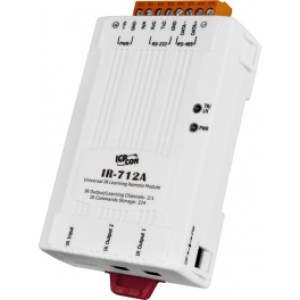 IR-712A-CR:Universal IR Learning Remote Module comandabile via MODBUS