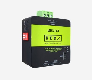 MBC144:Gateway IEC62056-21 Protocol Auto Baud Changer. Porta RS485 su MODBUS, porta RS485 su energy meter