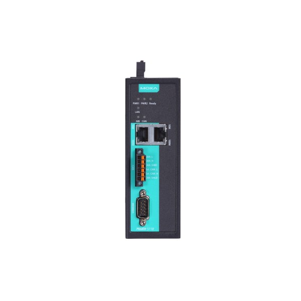 MGate 5118 gateway conversione 1-porta CAN-J1939 a Modbus / PROFINET / EtherNet/IP 