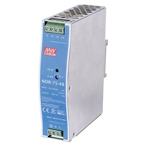 NDR-75-48 AC/DC alimentatore barra DIN 75W 48 dc 1.6 A