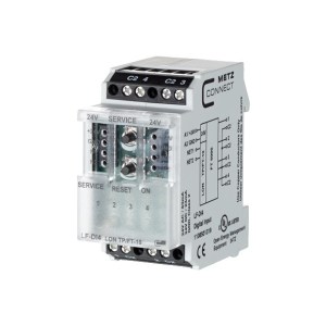 MLF- IO MODULE: For building automation, we offer intelligent I/O components with fieldbus LON with FT5000 processor and analog and digital inputs.