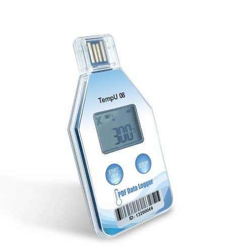 TZ-TempU08:Data logger di Temperatura su chiave USB con generazione PDF. Ideale per applicazioni alimentari, medicinali,..