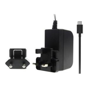 Raspberry Pi 4 Model B PSU, USB-C, 5.1V, 3A, UK/EU Plugs, Black