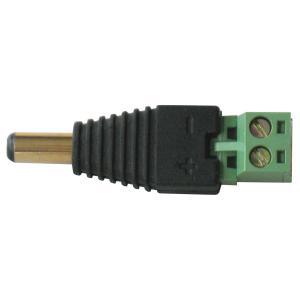 JCNT-JK-SCREW: DC 5.5 x 2.1 mm Power Supply Screw Terminal Adapter